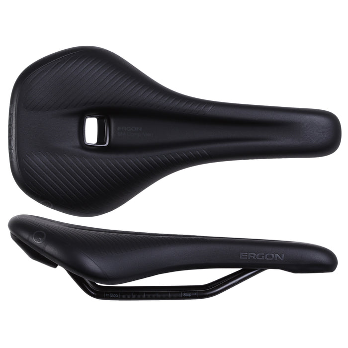 Ergon SM Comp Men's Saddle, Small/Medium - Stealth