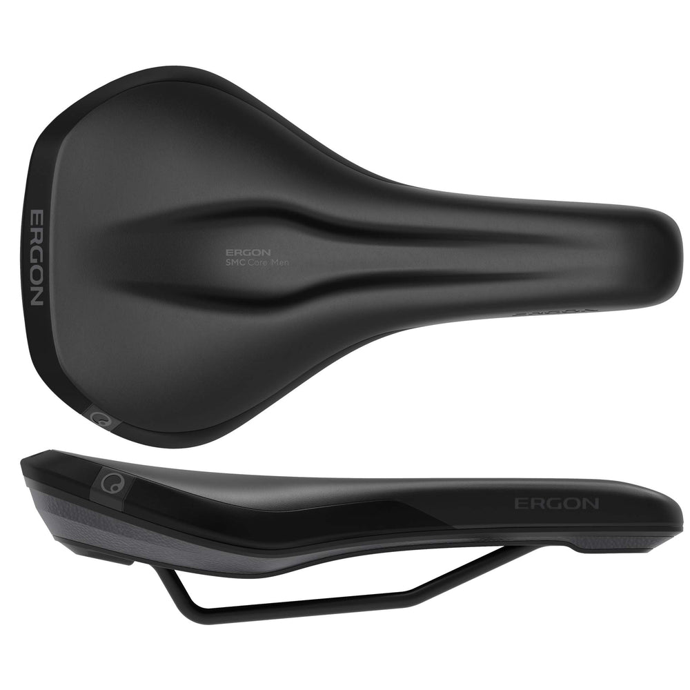 Ergon SMC Men's Core Saddle, Medium/Large - Blk/Gry