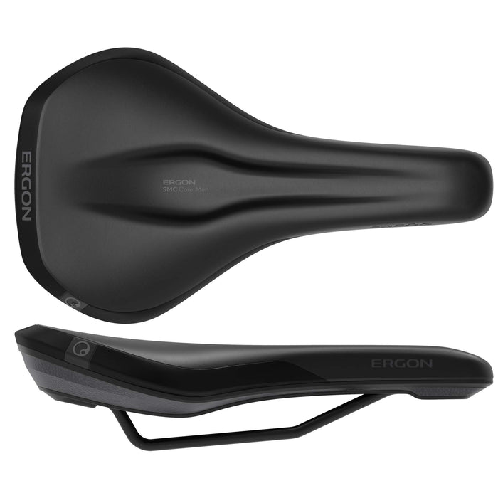 Ergon SMC Men's Core Saddle, Medium/Large - Blk/Gry