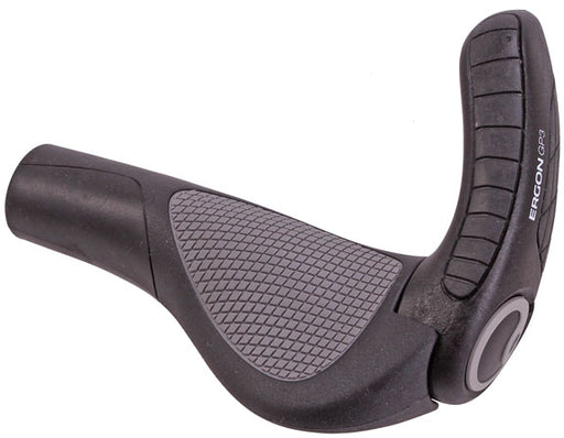 Ergon GP3 grips, 100mm Composite Bar End - Small