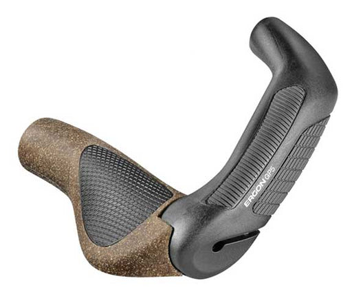 Ergon GP5 BioKork Grips, 210mm Composite Bar End - Large