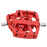 E*thirteen Base Platform Pedals, Composite Body - Red