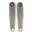 5Dev RGXC Ti Cranks, 165mm (No Spindle), Raw