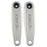 5Dev DH/Freeride Cranks, 155mm, No Spindle, Clear/Silver