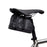 Fabric Contain Bicycle Saddle Seat Bag Black Large FP1108U10LG