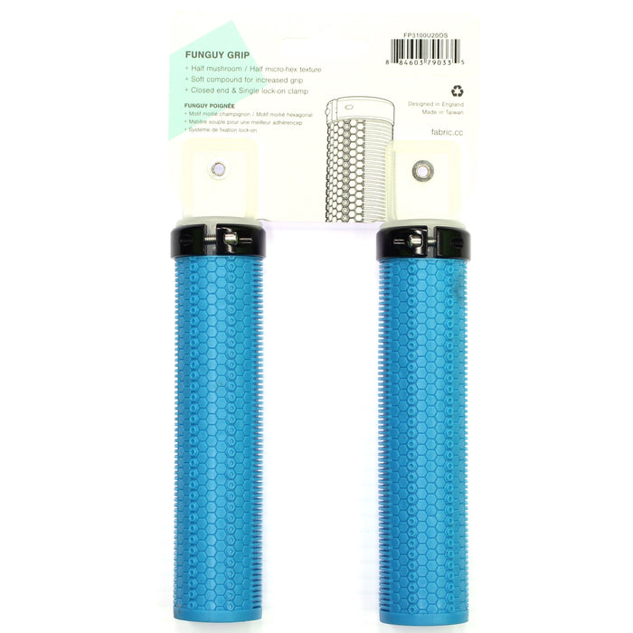 Fabric FunGuy Lock On Bike Grips Blue FP3100U20OS