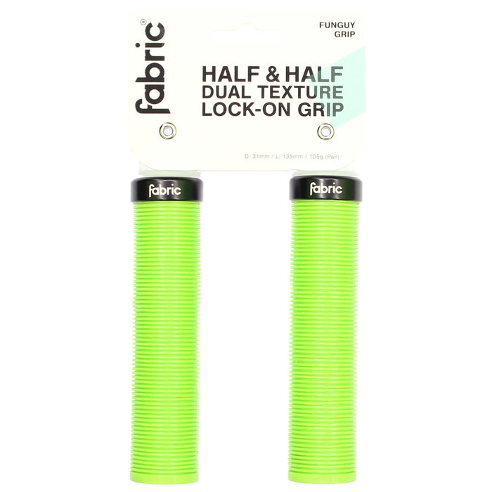 Fabric FunGuy Lock On Bike Grips Green FP3100U30OS