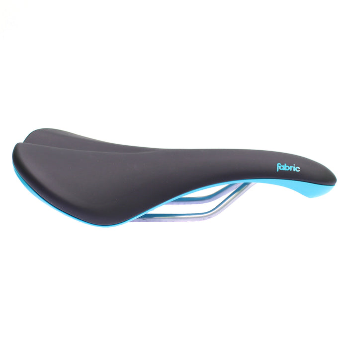 Fabric Scoop Elite Radius Gel Saddle Black/Aqua 155mm Wide FP7107U10OS