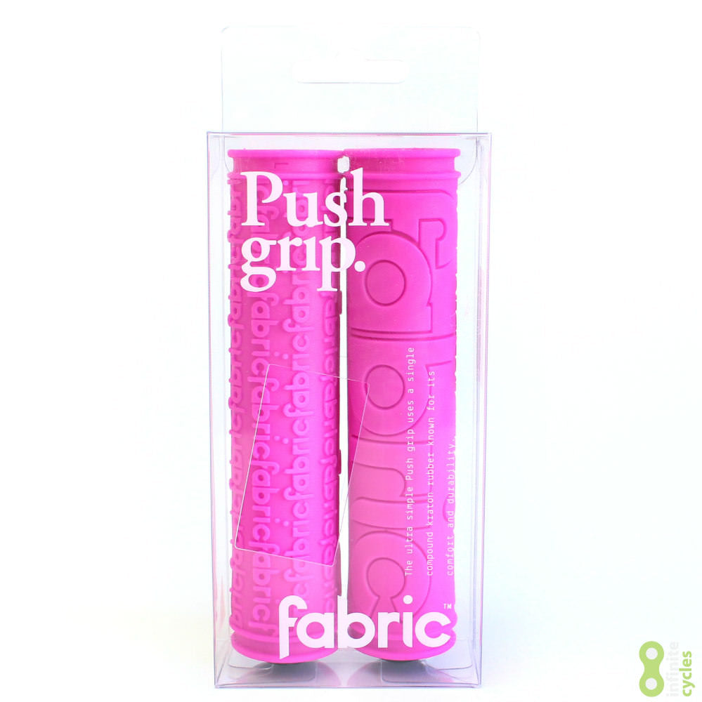 Fabric Push Bike Grips - Pink