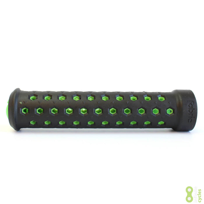 Fabric Slim Bike Grips - Black/Green