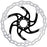 Galfer 200mm Rotor, Center Lock, 2.0mm, Black/Silver