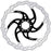 Galfer 203mm Rotor, Center Lock, 2.0mm, Black/Silver