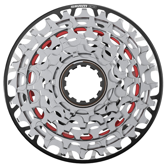 SRAM XS-797 XX DH T-Type 7sp Cassette 10-24t XD Slim Silver 00.2418.163.001