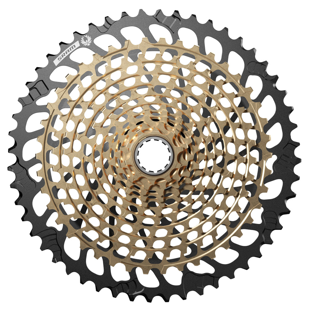 SRAM XG-1299  Eagle 12sp Cassette, 10-52t, Gold/Black