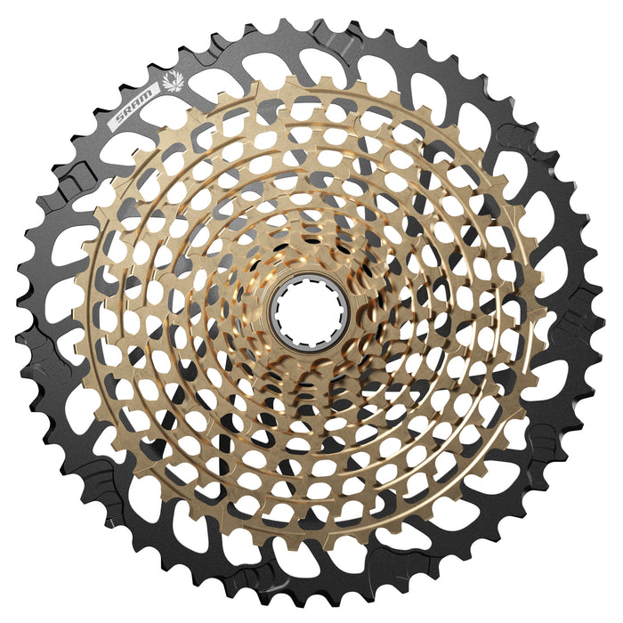 SRAM XG-1299  Eagle 12sp Cassette, 10-52t, Gold/Black