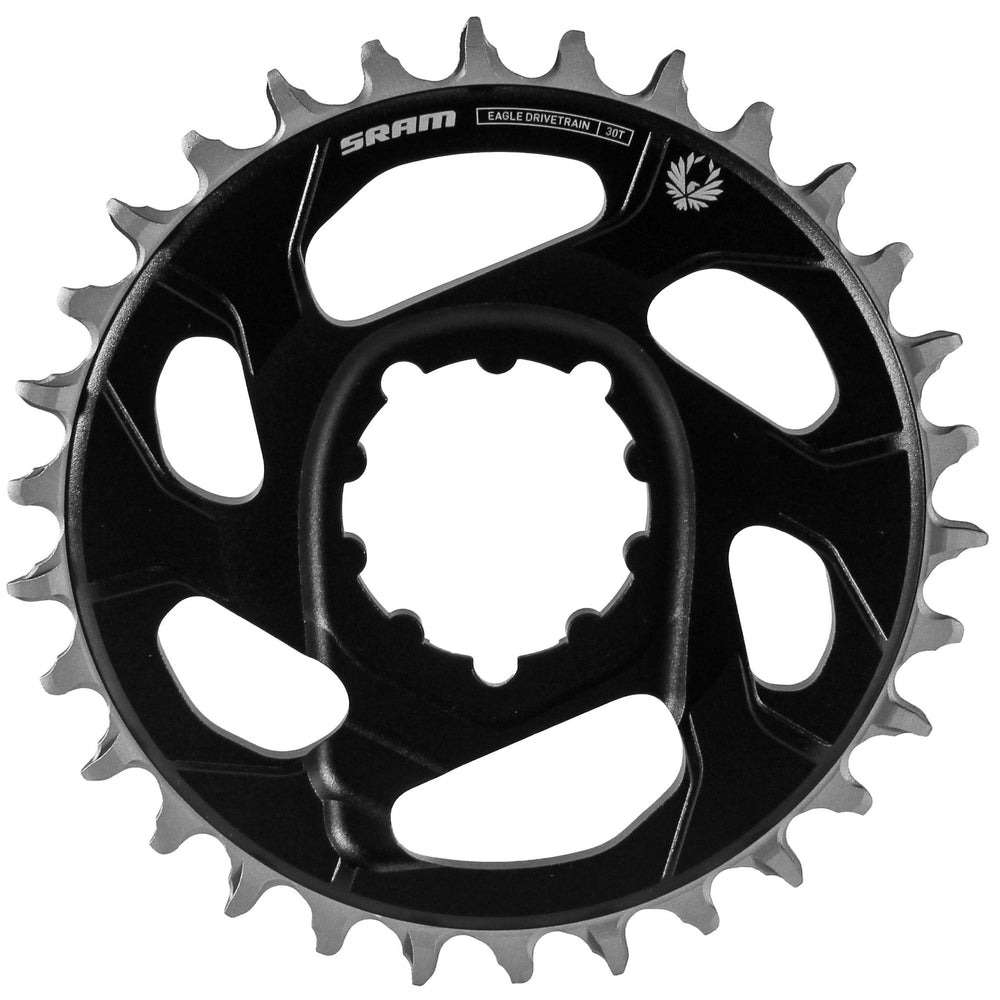 SRAM X-Sync Eagle 12sp -4mm DM Chainring Forged 30t, Black