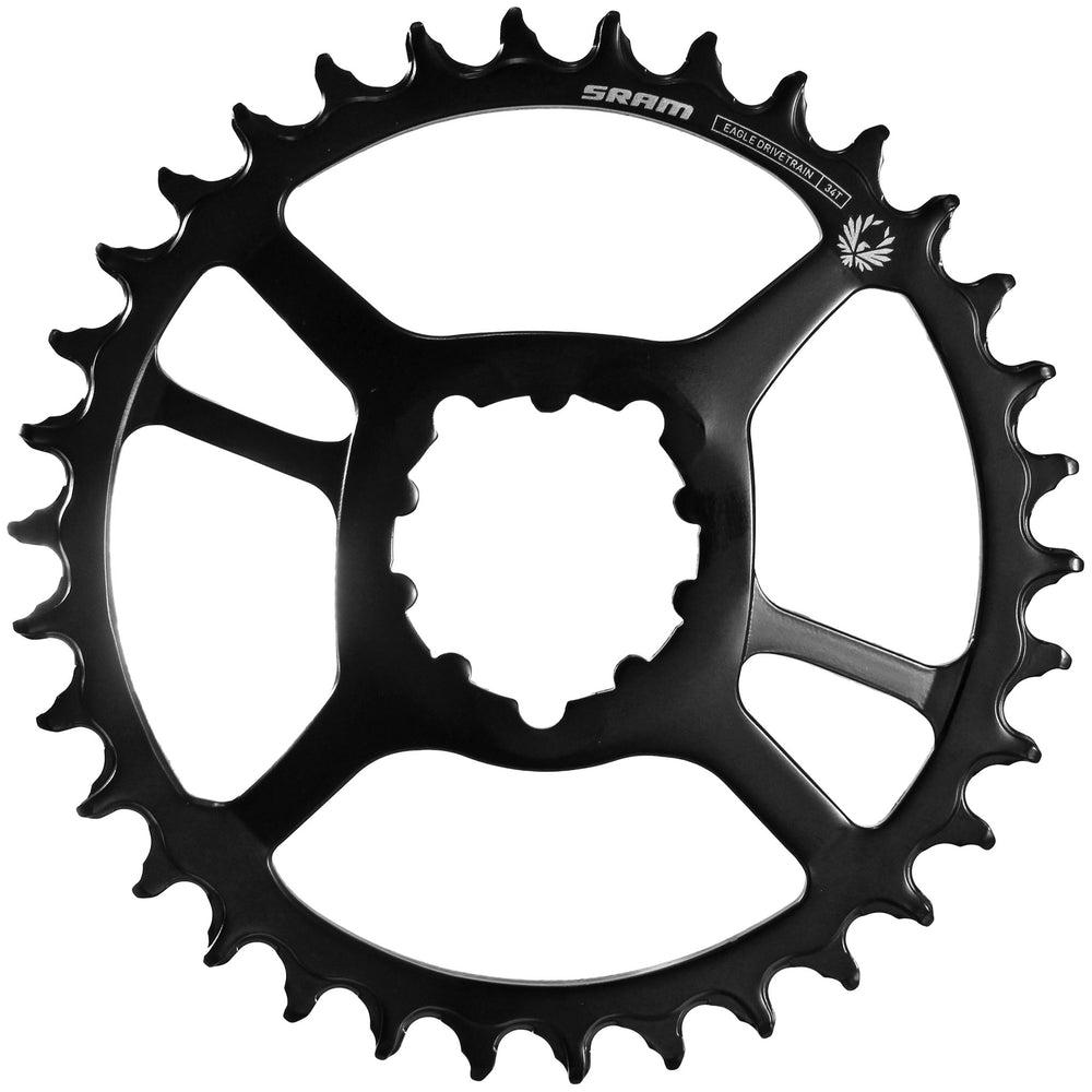 SRAM X-Sync Eagle 12sp 6mm DM Chainring Steel 34t, Black