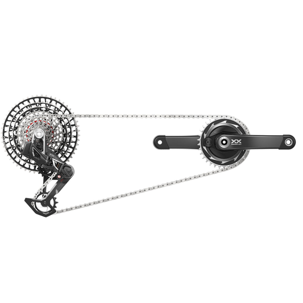 SRAM XX SL T-Type Eagle AXS Power Meter Group 175mm Blk D2 00.7918.411.003