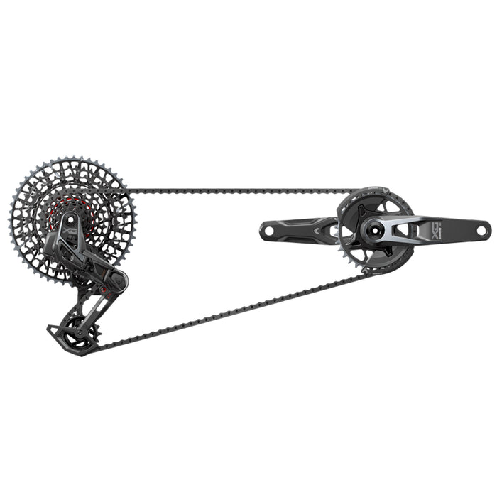 SRAM X0 T-Type Eagle V2 AXS Groupset, 175mm, Black D2 00.7918.413.000
