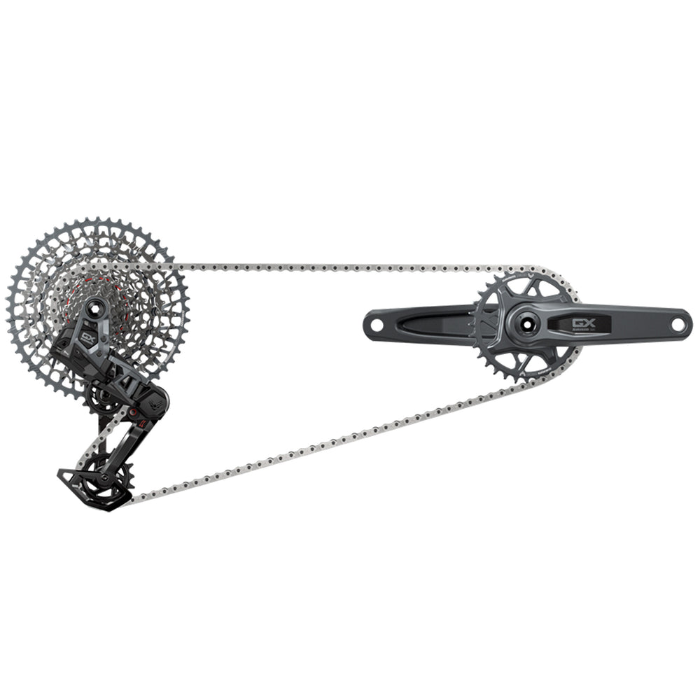 SRAM GX T-Type Eagle AXS Groupset, 170mm, Dark Polar 00.7918.414.002