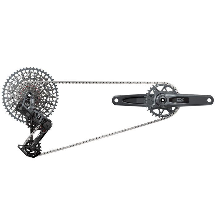 SRAM GX T-Type Eagle AXS Groupset, 170mm, Dark Polar 00.7918.414.002