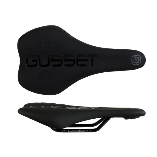 Gusset S2 SM Saddle, CrMo - Black