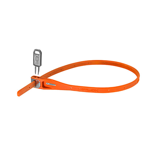 Hiplok Z Lok Single Zip Key Lock, Orange