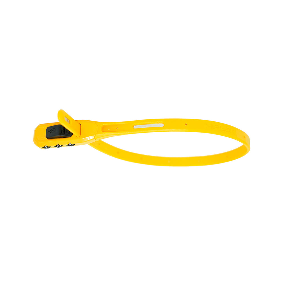 Hiplok Z Lok Single Zip Combo Lock, Yellow