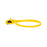 Hiplok Z Lok Single Zip Combo Lock, Yellow