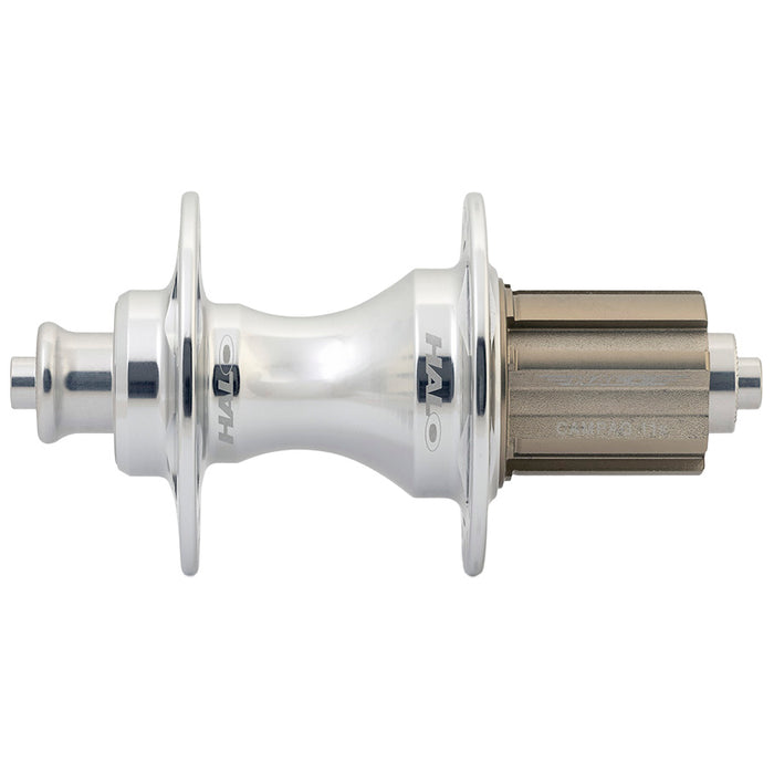 Halo Retro 6-Drive Road Rear Hub, 32h - Polished Silver