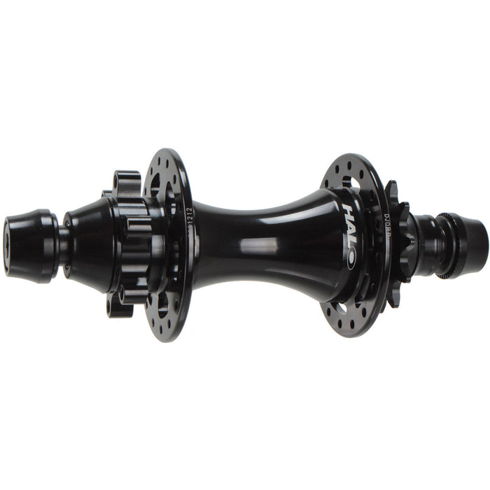 Halo DJD-SupaDrive rear hub, (10/14mm) 32h black