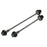 Halo Hex Key wheel skewers, F/R - black STD length