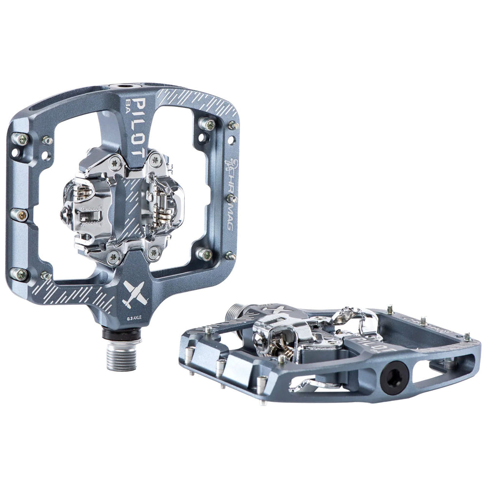 Chromag Pilot BA SPD Pedals, Gun Metal