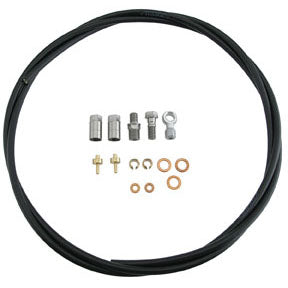 Hope 5mm tubing kit, M6 (0d/90d) - 1600mm black