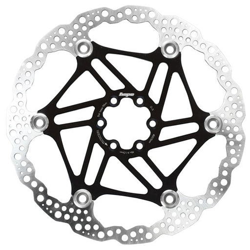 Hope Floating Disc Rotor: 180mm Black