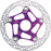 Hope RX Disc Rotor - 160mm, Center-Lock, Purple