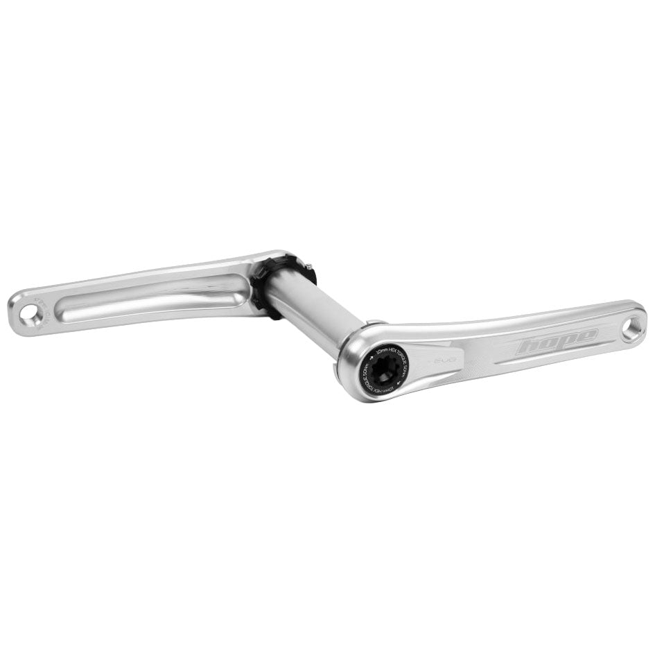 Hope Evo Crankset No Spider(83mm), 155mm, Silver