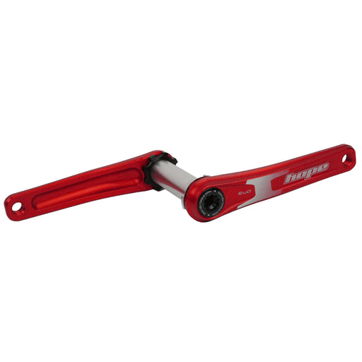 Hope Evo Crankset No Spider(68/73mm), 155mm - Red