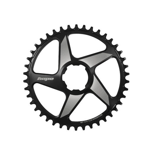 Hope RX Spiderless Chainring, 38T - Black