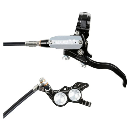 Hope Tech 4 Evo GR4 Disc Brake, Right/Rear, 74mm, Bll/Silv