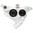 Hope RX4+ SL Disc Brake, SRAM Flat Mount+20, No Lever, Silv