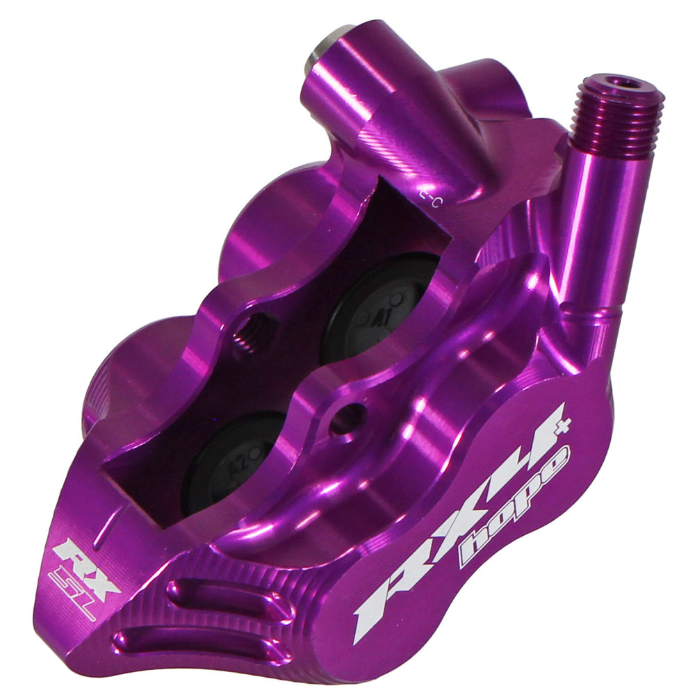 Hope RX4+ SL Disc Brake, SRAM Flat Mount, No Lever, Purple