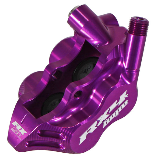 Hope RX4+ SL Disc Brake, SRAM Flat Mount, No Lever, Purple