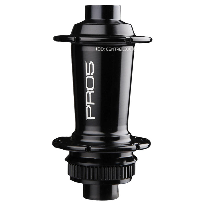 Hope Pro5 Hook Flange F Center Lock Hub, 24h, 12x100mm, Bla