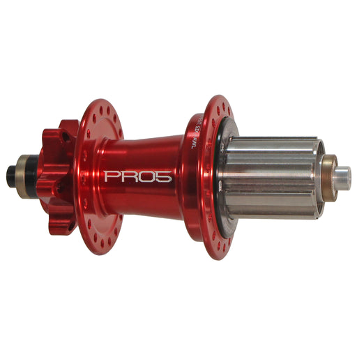 Hope Pro5 Disc R T-A HG (Steel) Hub, QRx135mm 36h, Red