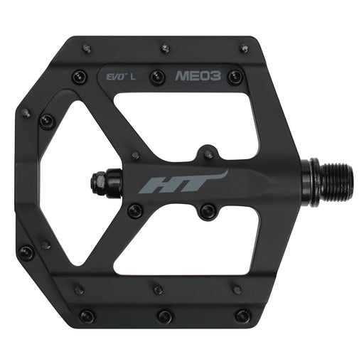 HT Pedals ME03 Evo platform pedals, CrMo - stealth black