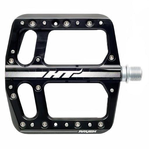 HT Pedals ANS12 Raven Platform Pedals, CrMo, Black
