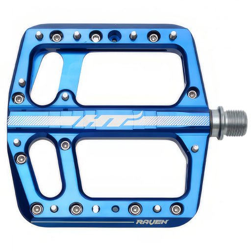 HT Pedals ANS12 Raven Platform Pedals, CrMo, Royal Blue