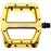 HT Pedals AN71 Talon Platform Pedal, CrMo, Gold