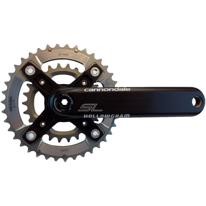 Cannondale Hollowgram SL MTB Crankset w/ Truvativ X-Glide Rings 39/26t